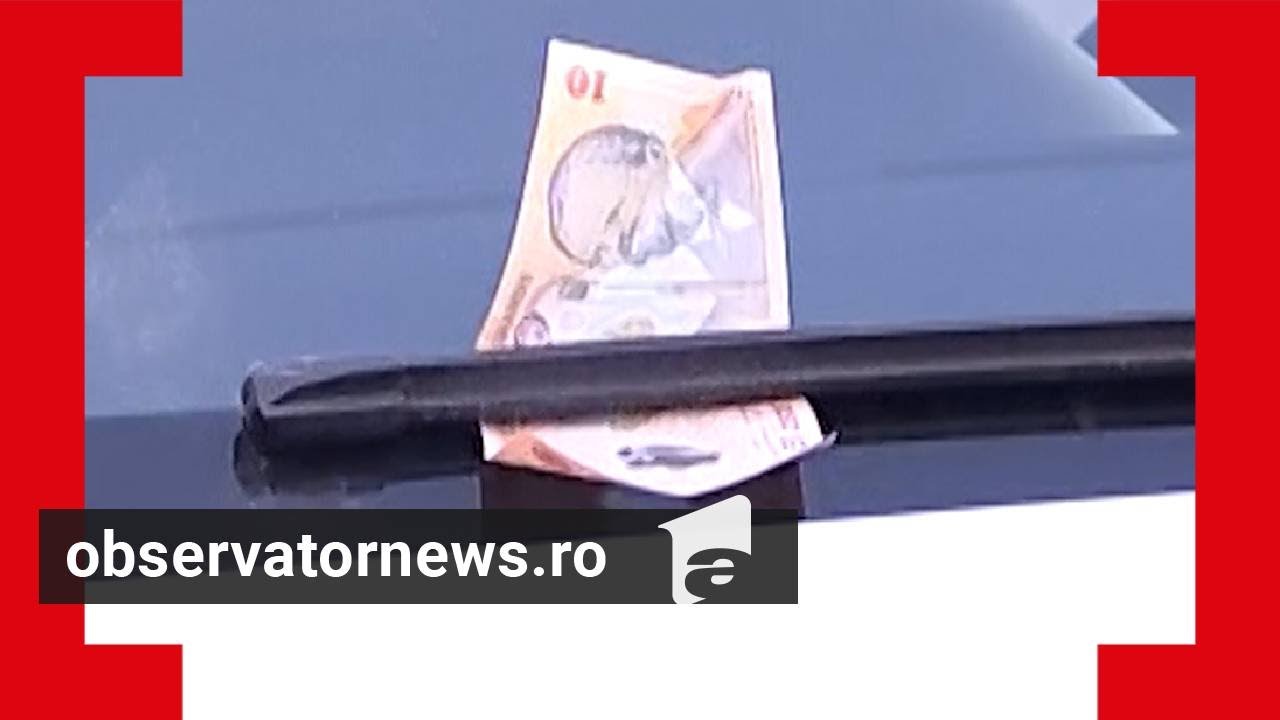 Bancnota pe parbriz, noua metodă de furt în România. Hoţii acţionează rapid, mai ales în parcări
