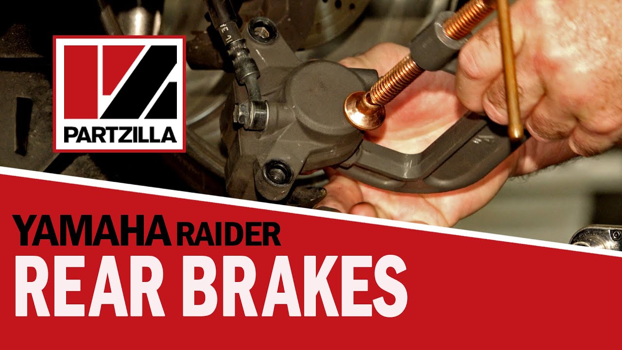 Yamaha Raider Rear Brake Pad Change | Yamaha Raider Rear Brake Pad Replacement  | Partzilla.com