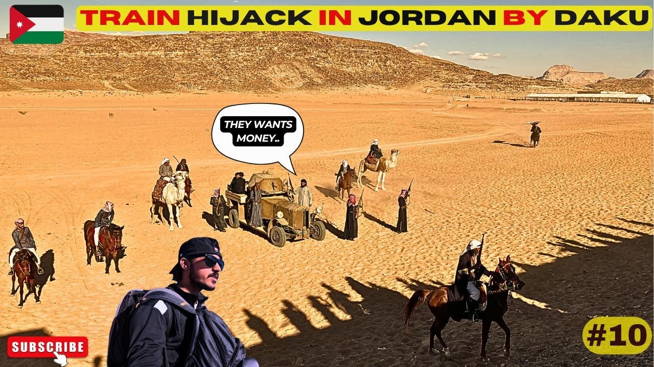 Almost Got Looted by JORDANIAN DAKU😮 || Train Ride in WADI RUM || Don't Skip train ride #adventure