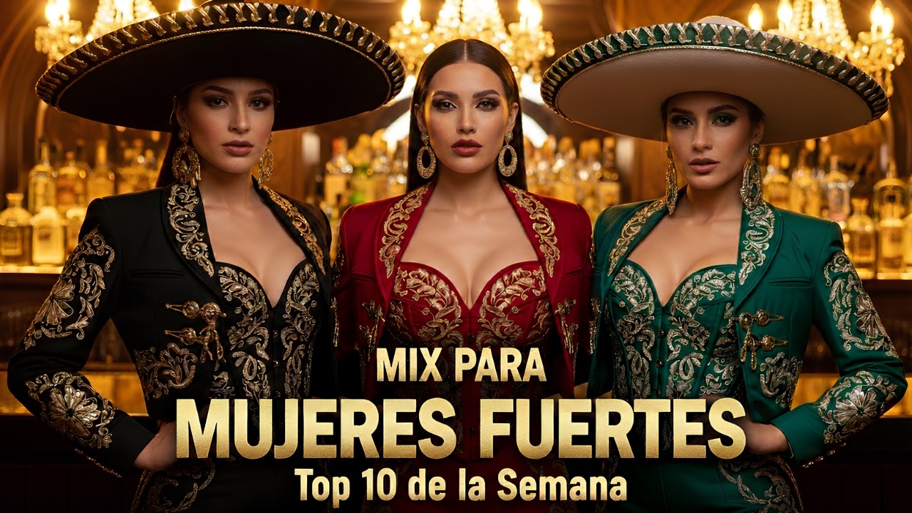 MIX PARA MUJERES FUERTES 💃 Las 10 Rancheras Que Te Harán Sentir Inquebrantable | Rosa Ranchera