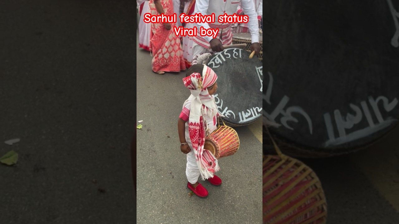 Sarhul festival status Viral boy | sarhul julus 2024 video @jharkhandoriginality
