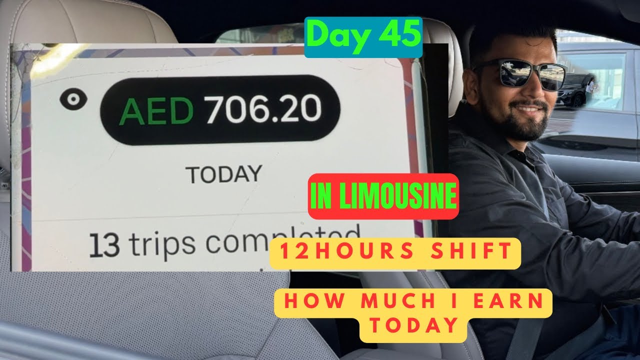 Day 45 in Limousine 12 hour shift