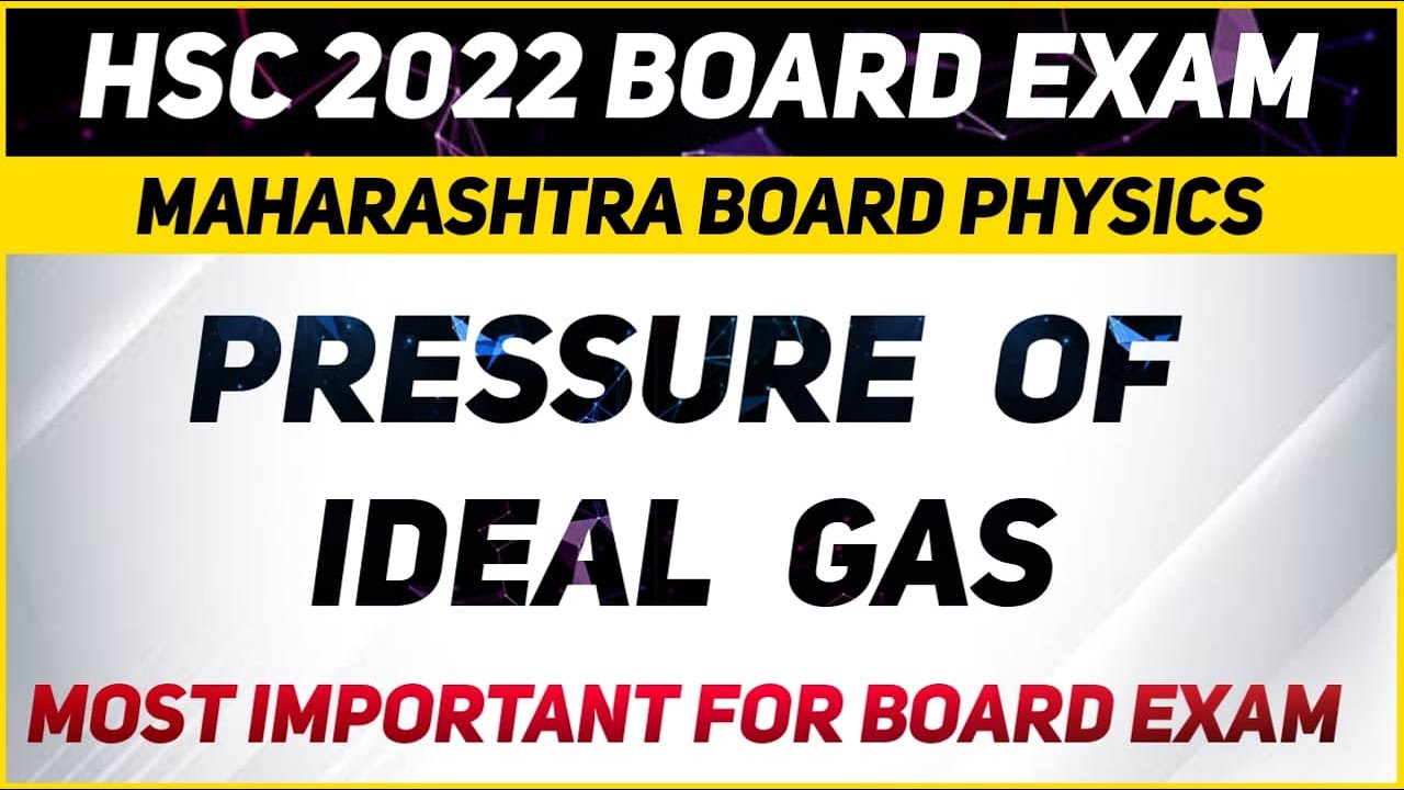 Derivation Of Pressure Exerted of ideal ga