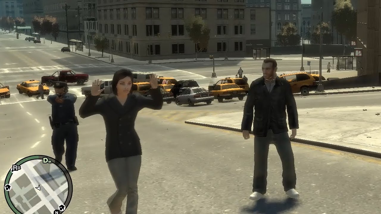 Gta 4 Michelle Gets Arrested For Assault On Niko Bellic