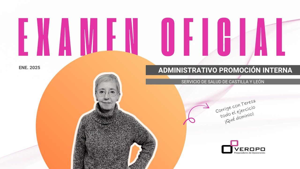 🙌Corrección del examen de Administrativo Sacyl Promoción Interna 🙌
