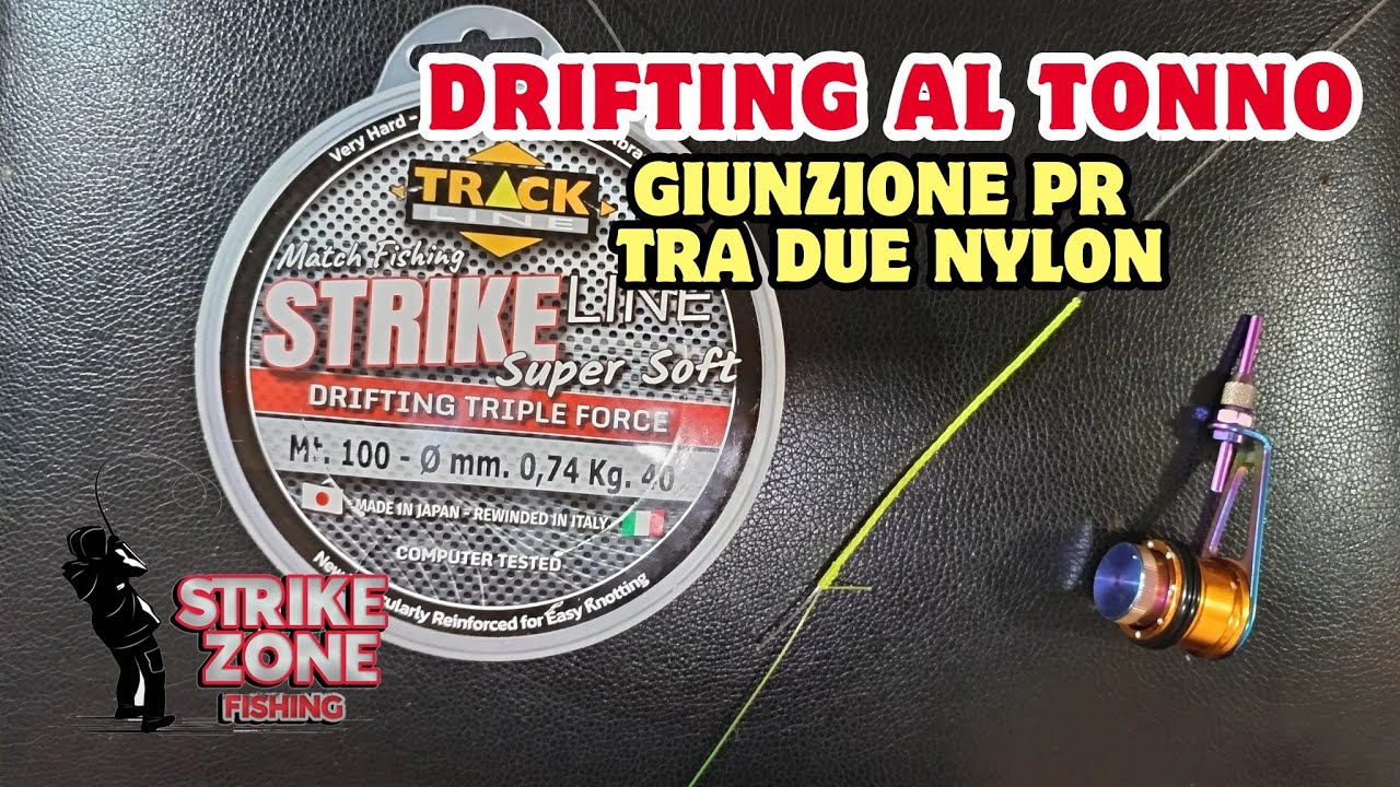 IL MIGLIOR NODO DI GIUNZIONE per collegare 2 lenze in nylon nella PESCA al TONNO: PR knot