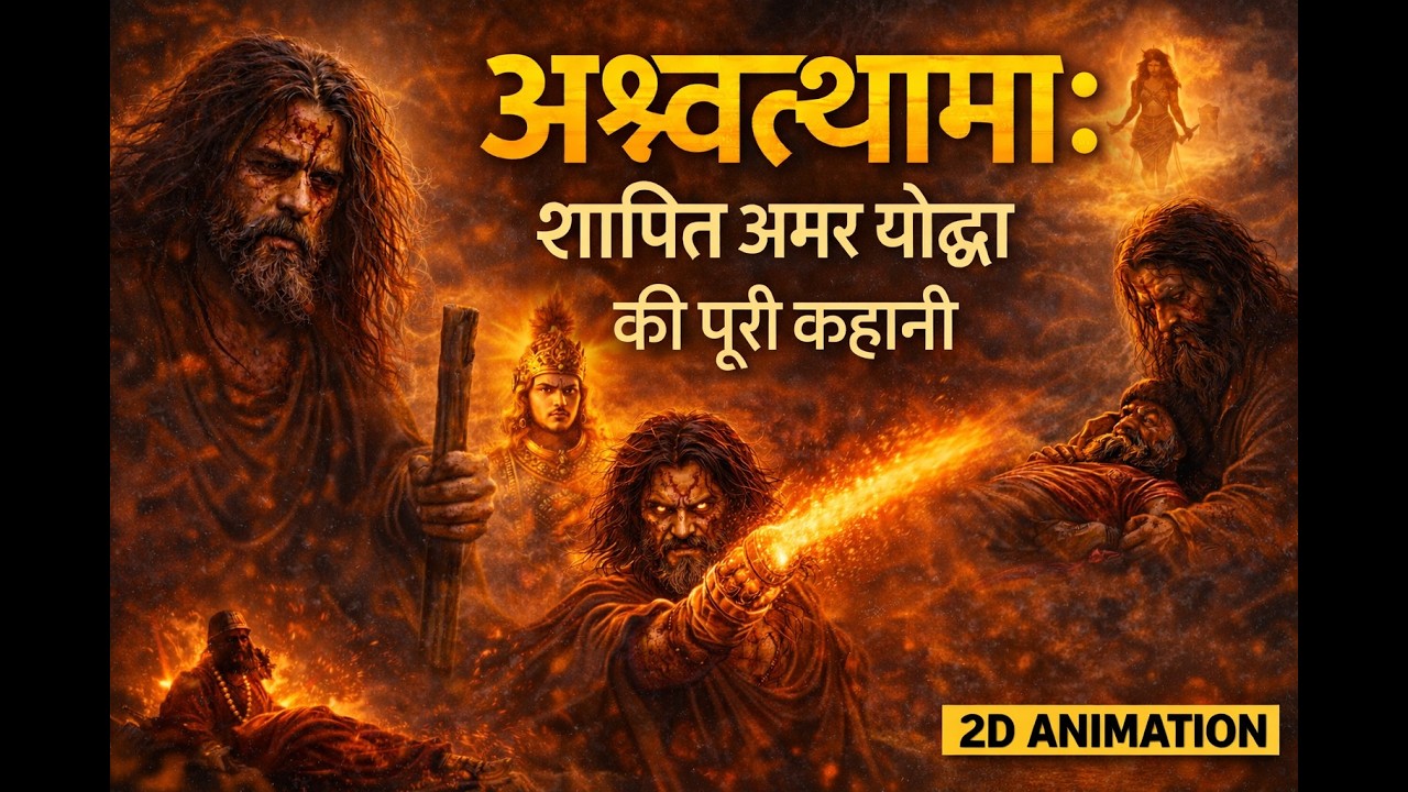 अश्वत्थामा: शापित अमर योद्धा की पूरी कहानी |Ashwathama Curse |#ashwatthama #2danimation #viral