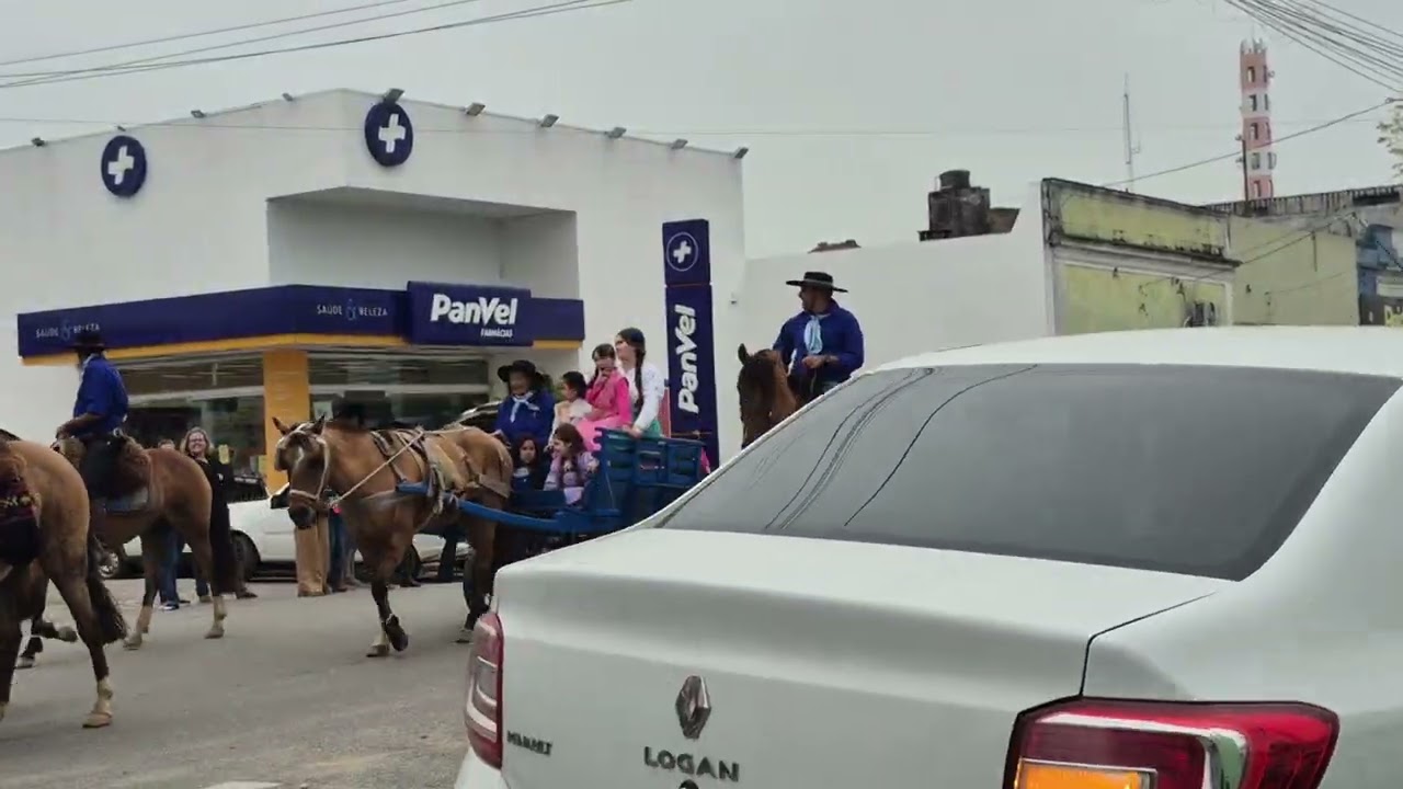 Desfile à cavalo,20 de setembro de 2025.Cidade de  Arroio Grande RS.