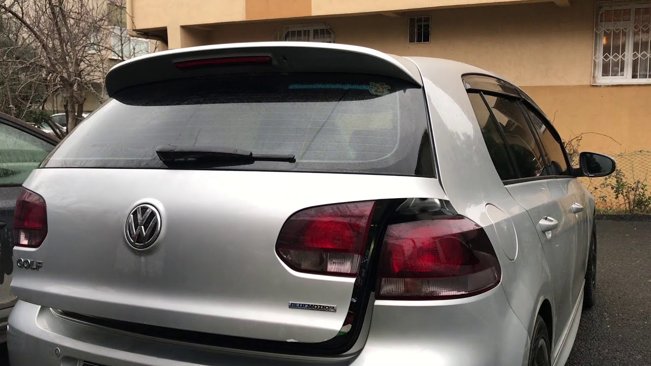 Volkswagen Golf 6 Orjinal Bagaj Amortisörü İle otomatik Açma Testi