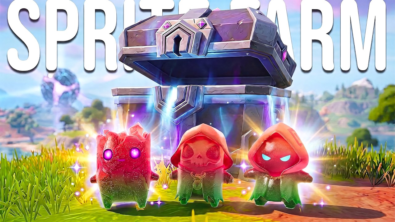 Fortnite - *NEW* Best FISHING SPOT FARM to Find RARE GUMMY SPRITES FAST! (Tutorial)