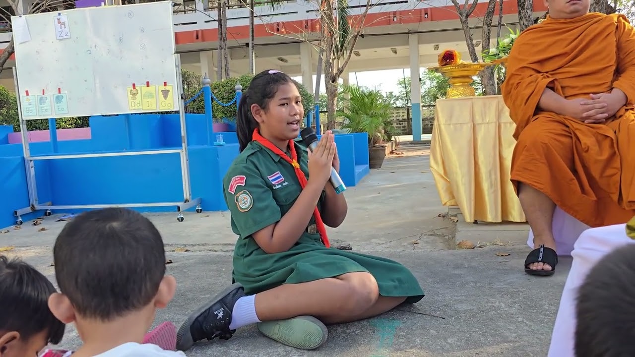 (1)พิธีนำพระพุทธรูปประดิษฐานบนแท่น โรงเรียนเทศบาล1(รัฐราษฎร์สงเคราะห์)22มค2569ต.โนนสูง อ.โนนสูงโคราช