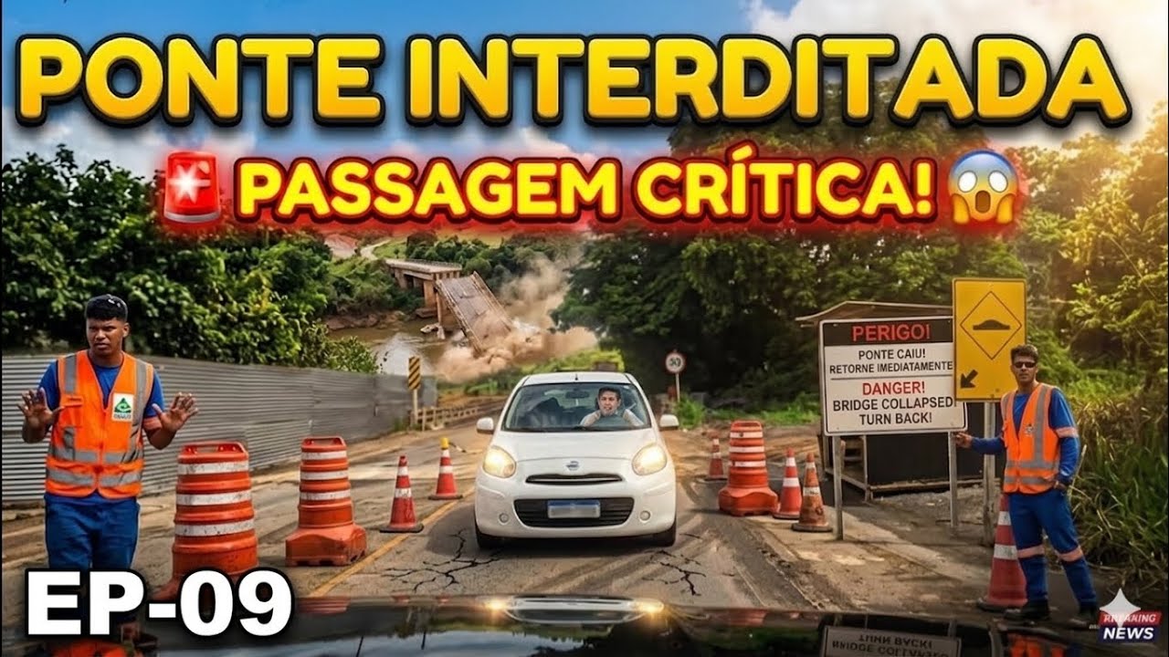 EP-9: A Ponte que Estava Interditada Foi Liberada | Viagem de Carro ao Nordeste 2026