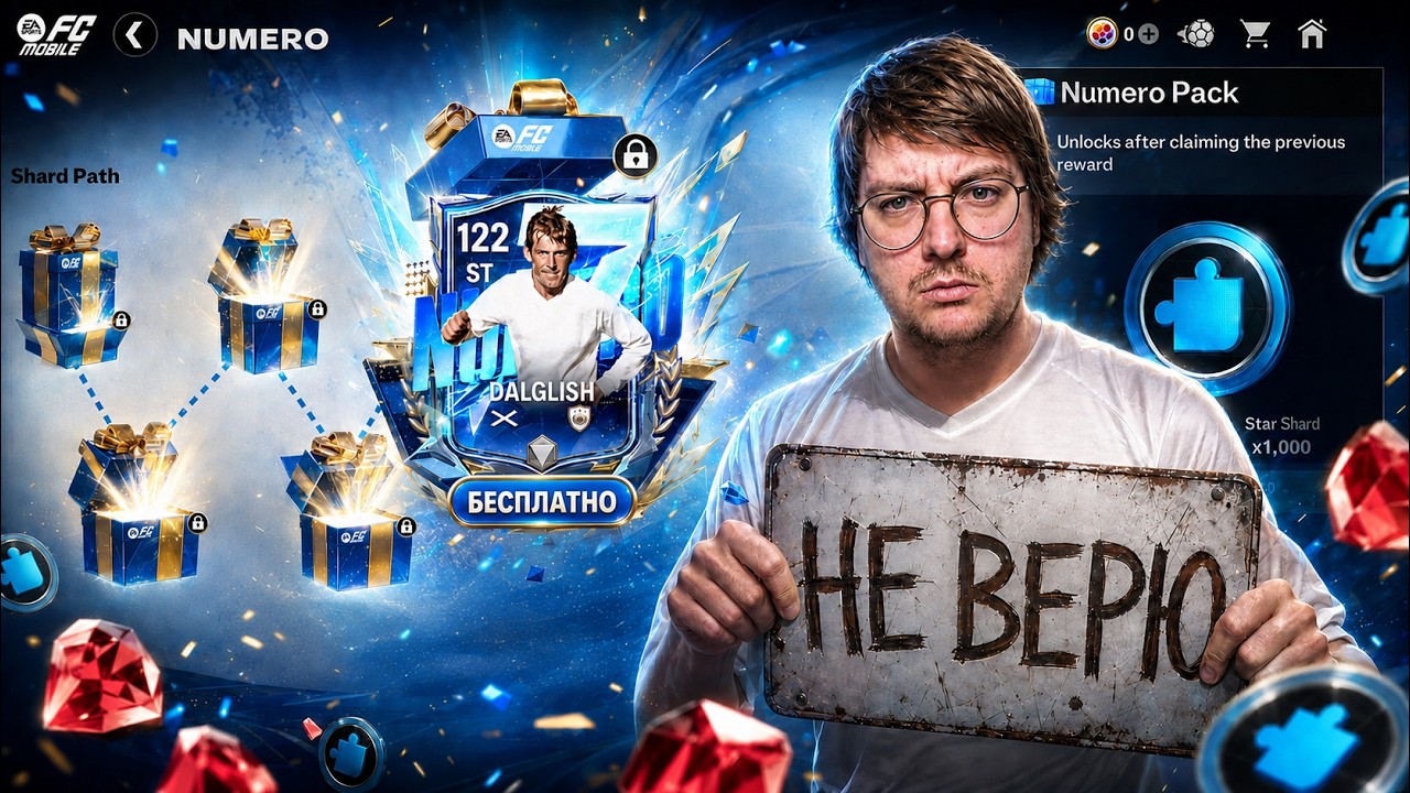 НЕ ВЕРЮ, ЧТО ОНИ это СДЕЛАЛИ ... 122+ OVR без ДОНАТА в событии NUMERO в FC MOBILE 26: New Event