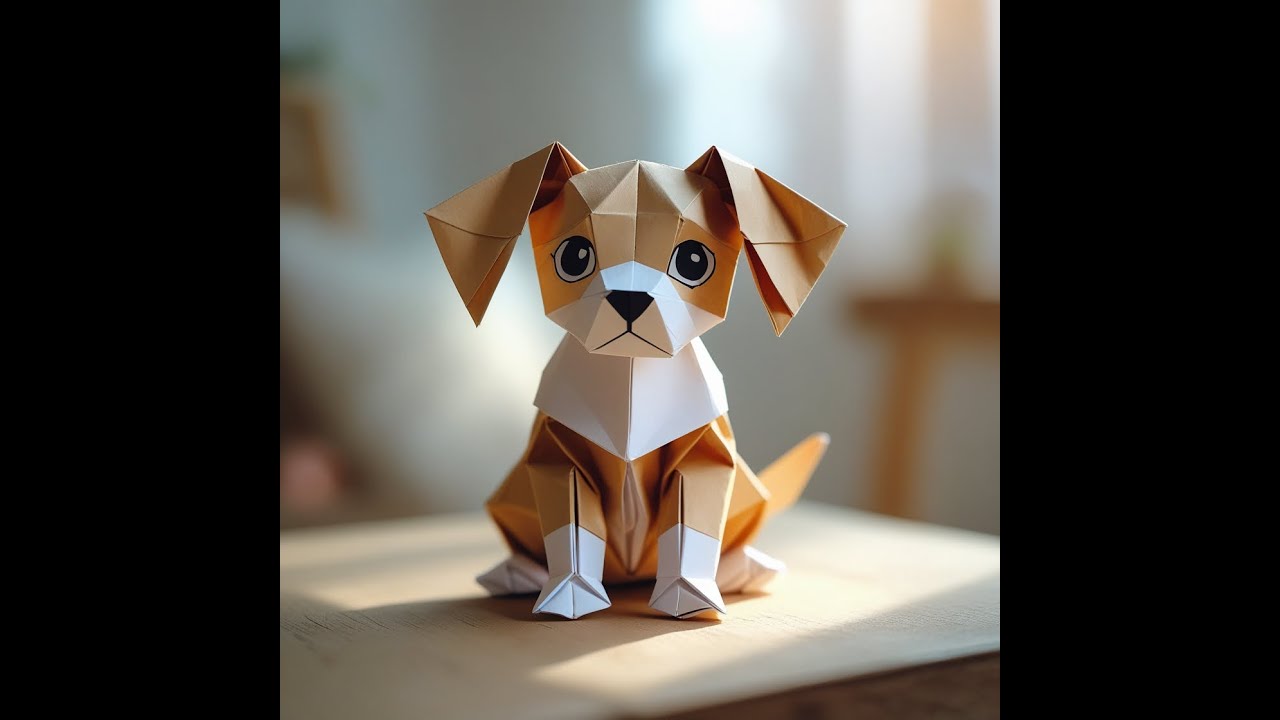How to Make an Origami Dog | Easy Paper Folding Tutorial for Beginners