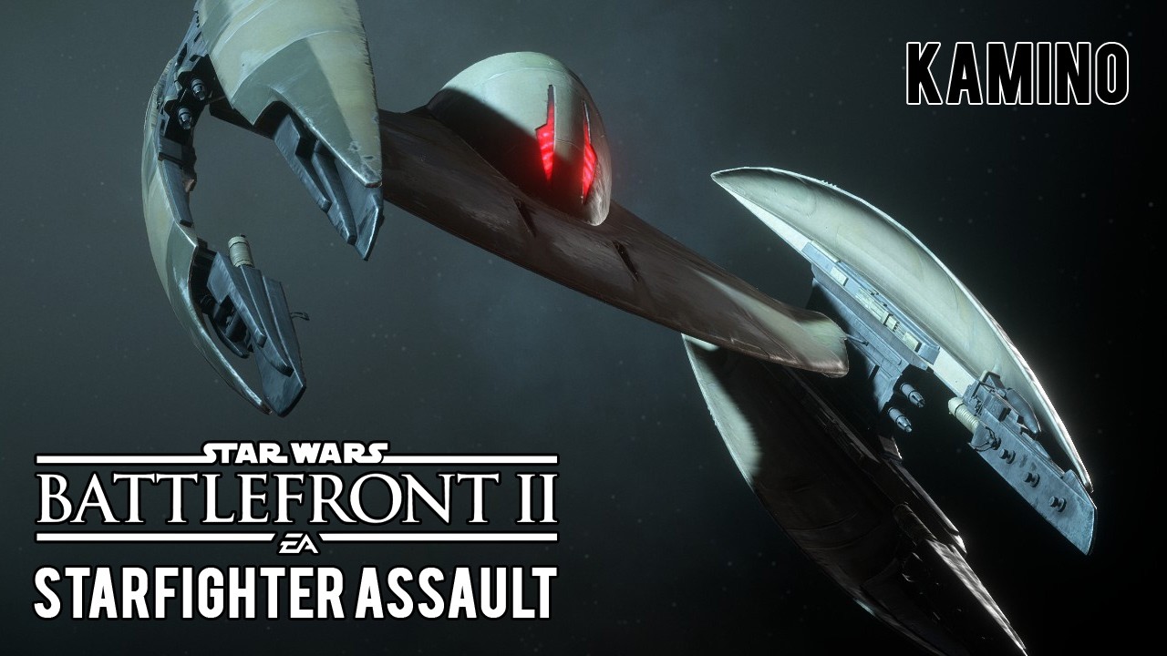 Star Wars Battlefront II: Starfighter Assault (PS4) no commentary - KAMINO Vulture Droid
