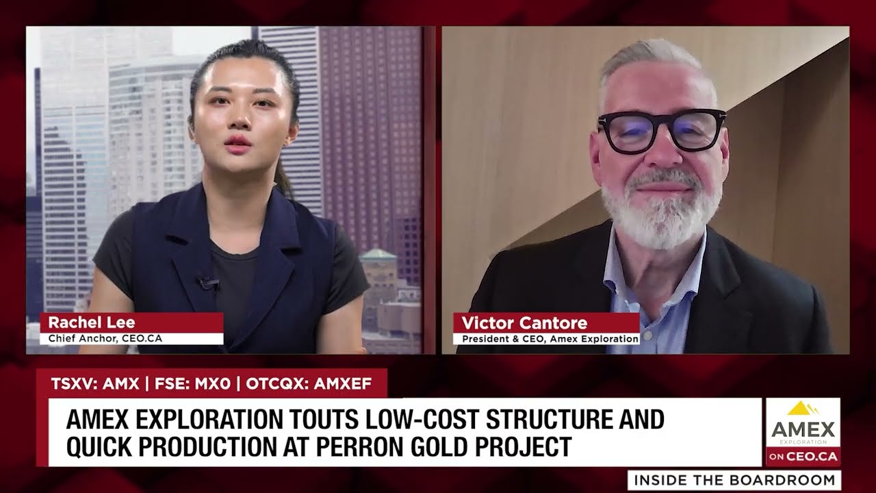 High-Grade Gold Underpins Strong Returns in Amex Exploration's Updated PEA on Perron Project