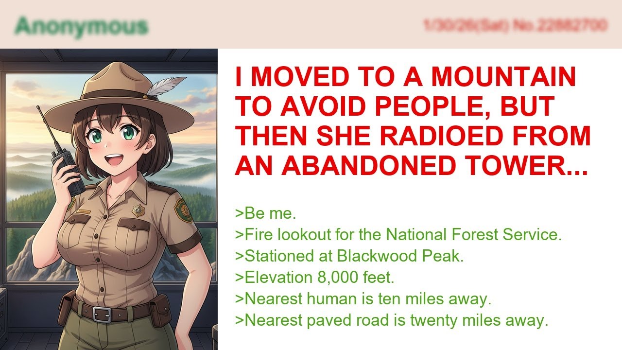 I Moved To A Mountain To Avoid People, But Then SHE Radioed From An Abandoned Tower...