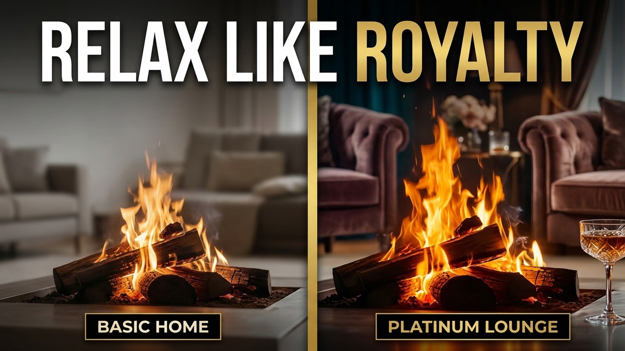 Platinum Lounge Jazz and Classical Vibes by the Fireplace 60 Min Mix