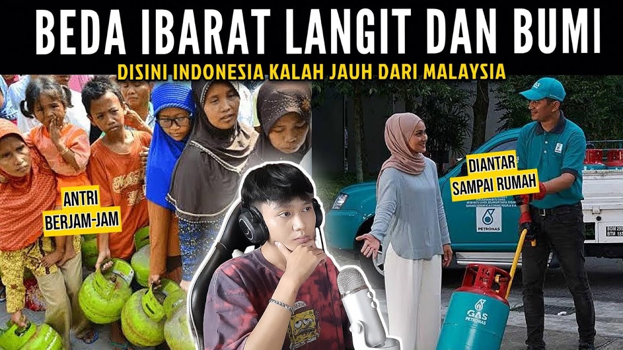 BEDA JAUH ! CARA BELI GAS DI INDONESIA DAN MALAYSIA ! KITA DISINI KALAH JAUH DENGAN MALAYSIA !
