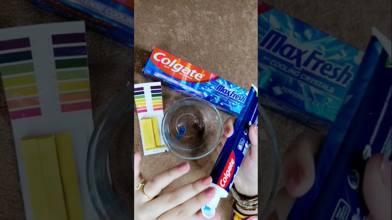 Colgate Max Fresh Cooling Crystal  Toothpaste #shorts #toothpaste #oralhealth #colgate #phtest