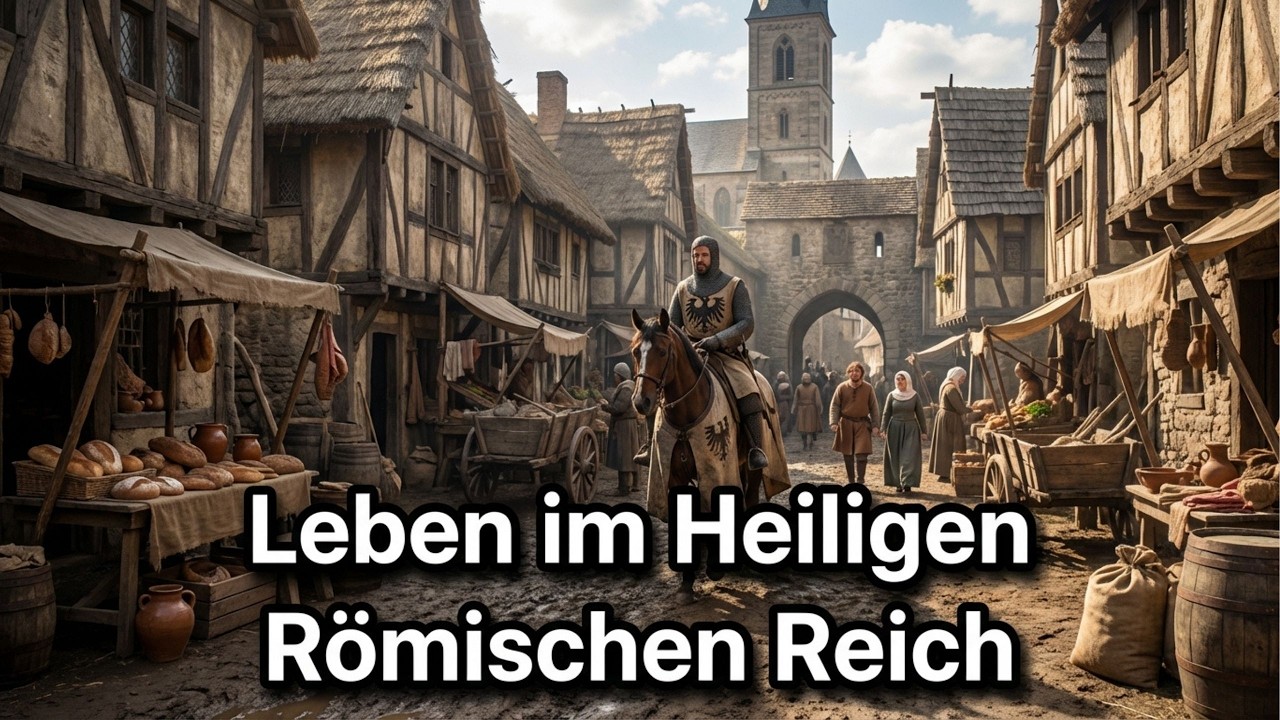 So war das wahre Deutschland im Jahr 1200: Leben im Heiligen Römischen Reich (KI-Rekonstruktion)