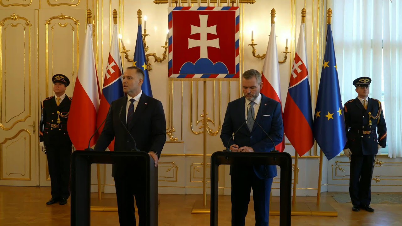 Spoločná tlačová konferencia s poľským prezidentom Karolom Nawrockim