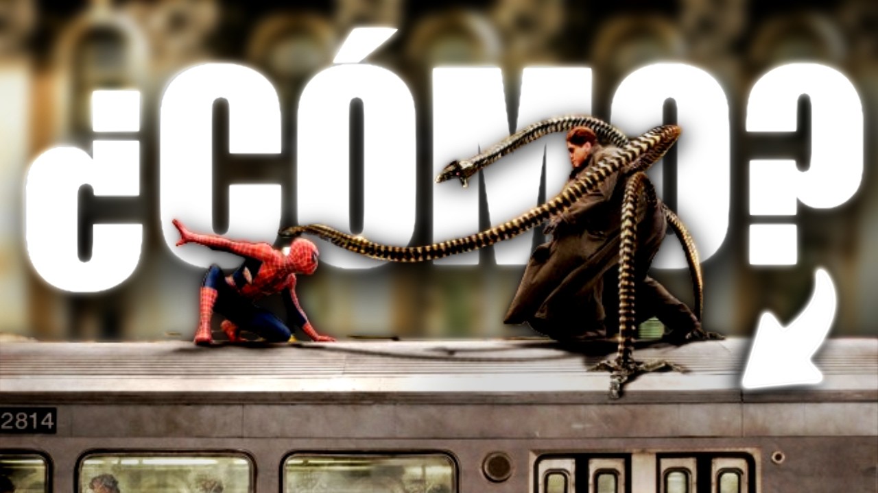 ¿CÓMO GRABARON LA ESCENA DEL TREN en SPIDERMAN 2? | Análisis de VFX