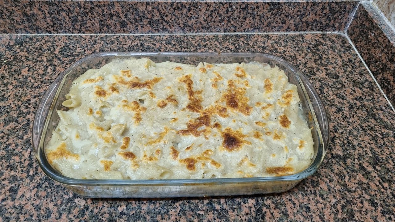 مكرونة البشاميل نباتي