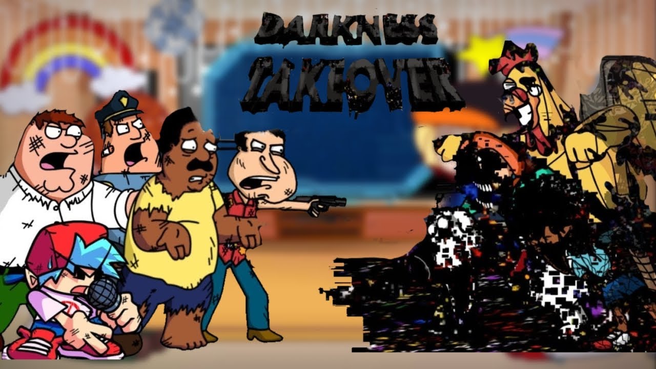 Family guy react to fnf darkness takeover family guy aftermath with lyrics
