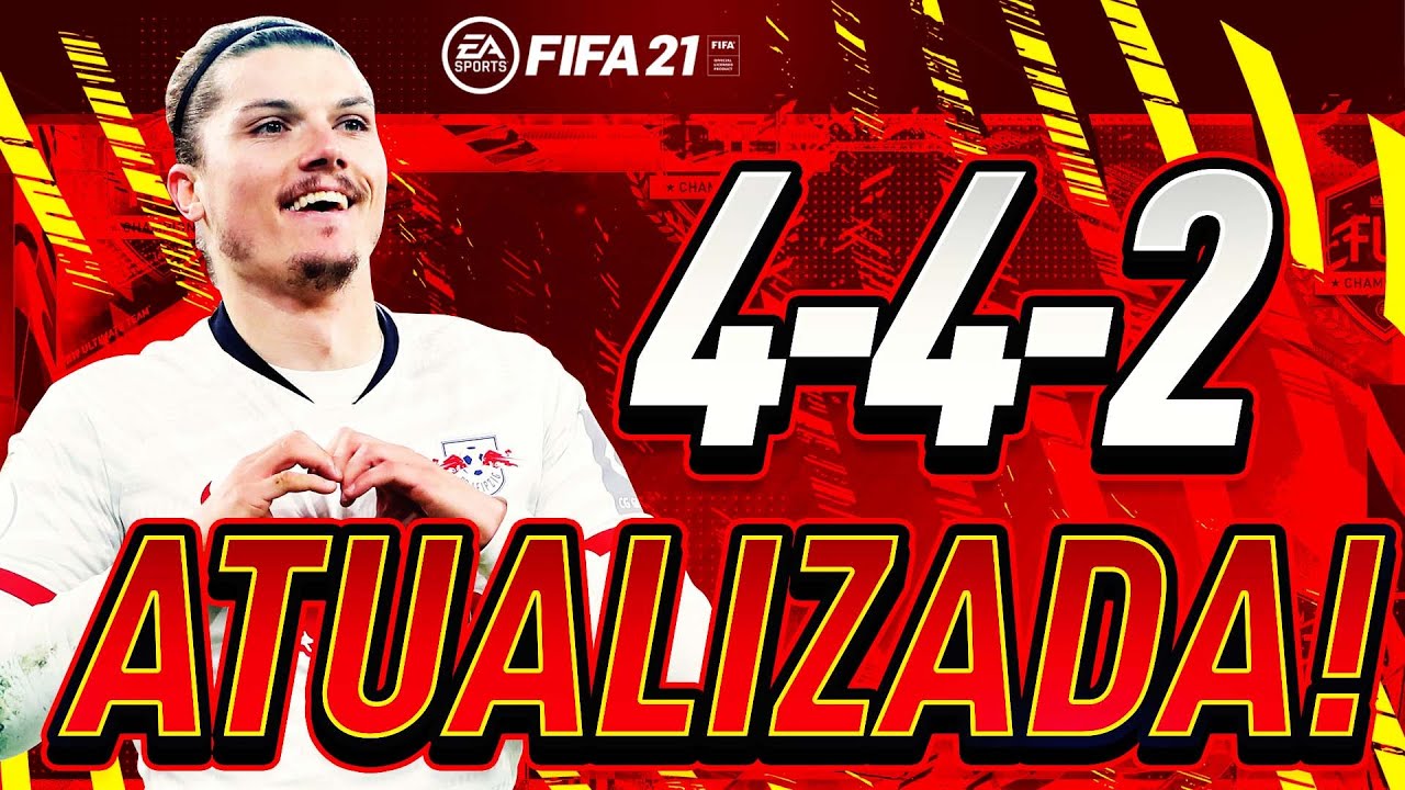 FIFA 21 - MELHOR TÁTICA 4-4-2 ATUALIZADA APÓS ATUALIZAÇÃO!