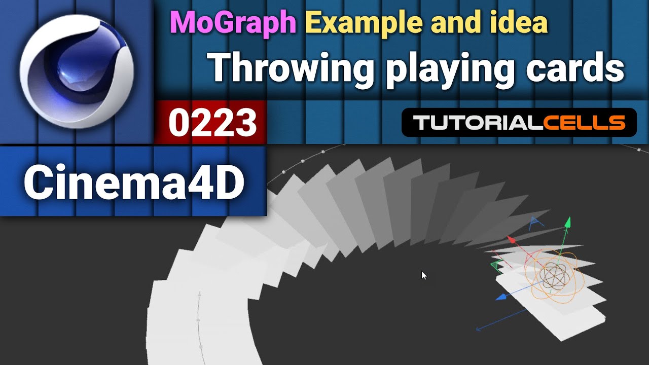 0223. Примеры MoGraph (объект движения Cloner morph) в Cinema 4D