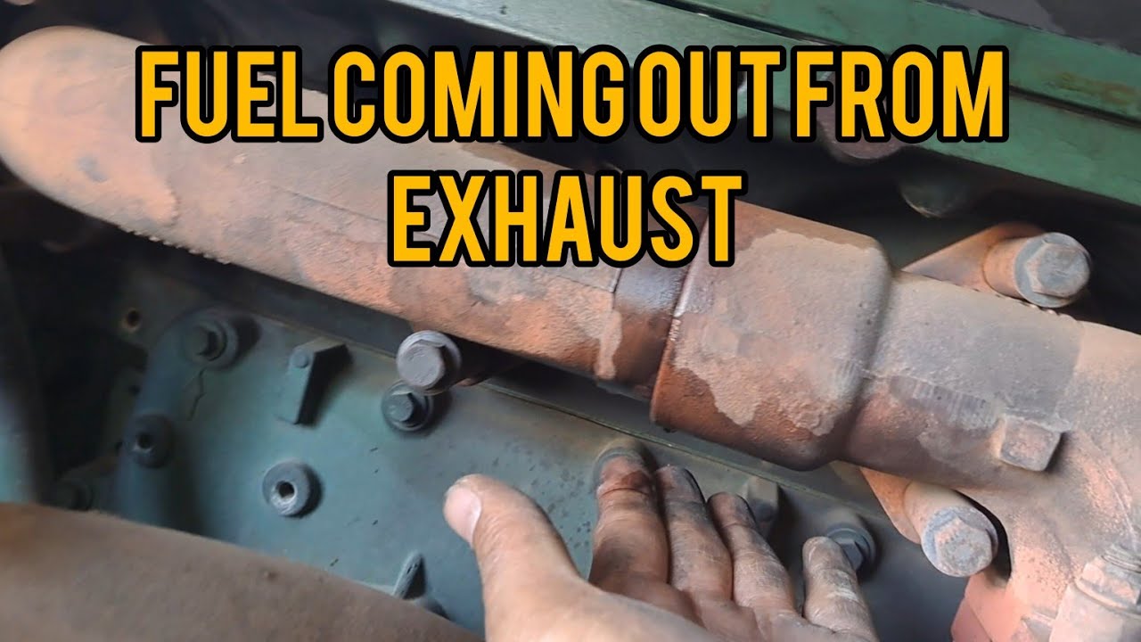 Diesel and oil mixed at Tumatagas ang diesel sa exhaust,ano ang dahilan?