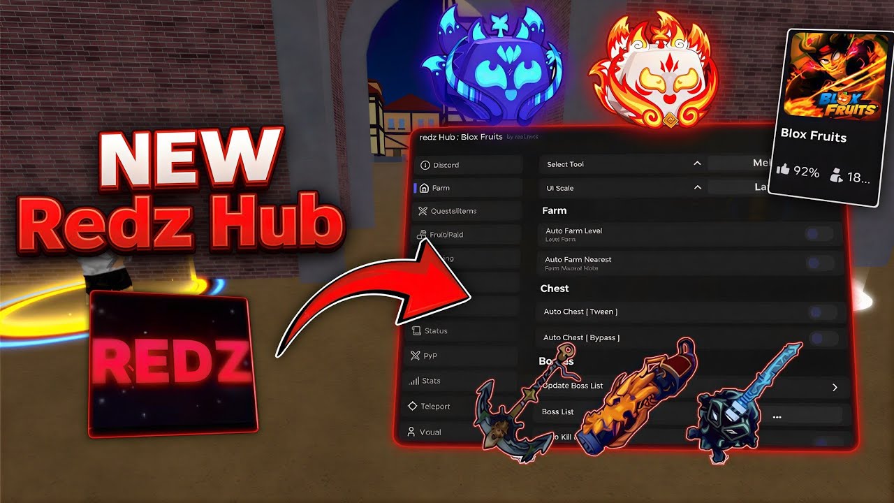 Новый скрипт Redz hub (2026) &mdash; Скрипт для Blox Fruit