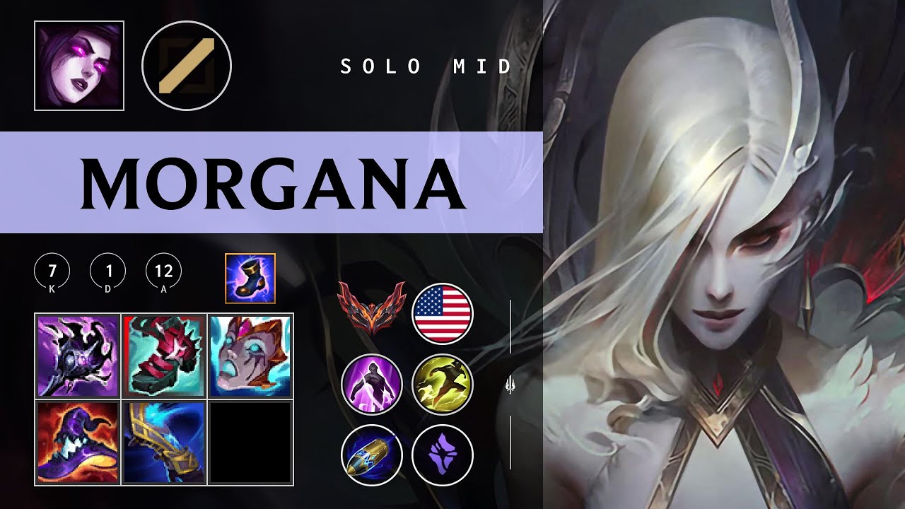 Morgana Mid vs Galio - NA Grandmaster Patch 26.03