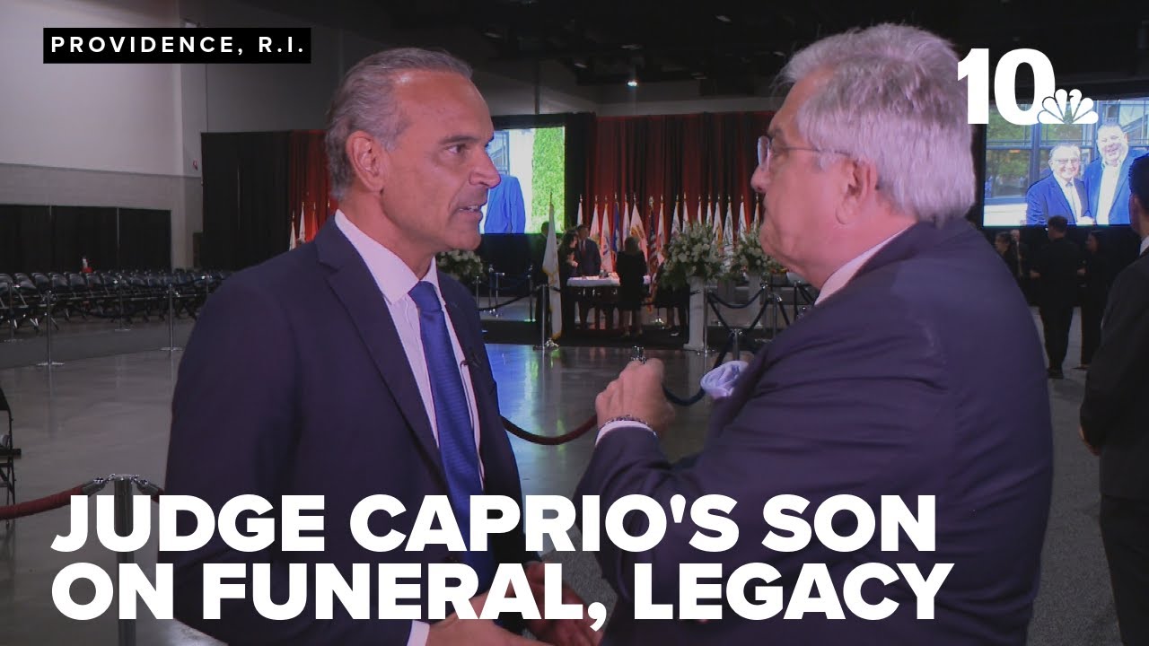 Judge Caprio's son speaks about funeral plans, father's legacy