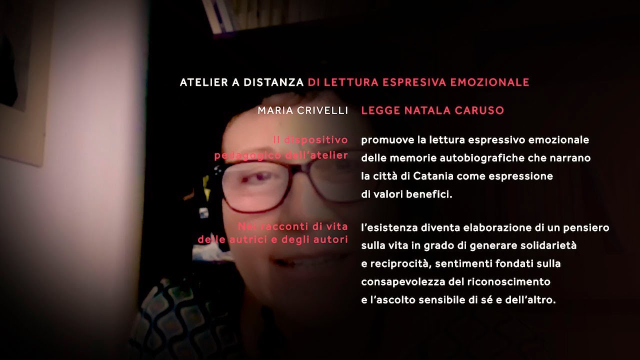 Maria Crivelli legge La nostra gioventù di Natala Francesca Caruso