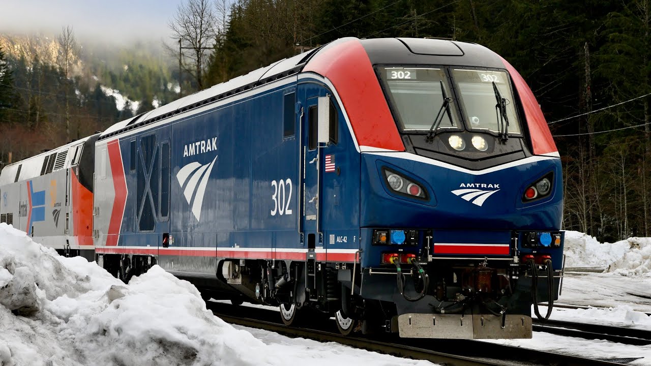 First Run: Amtrak ALC-42 Siemens Charger Locomotive 302