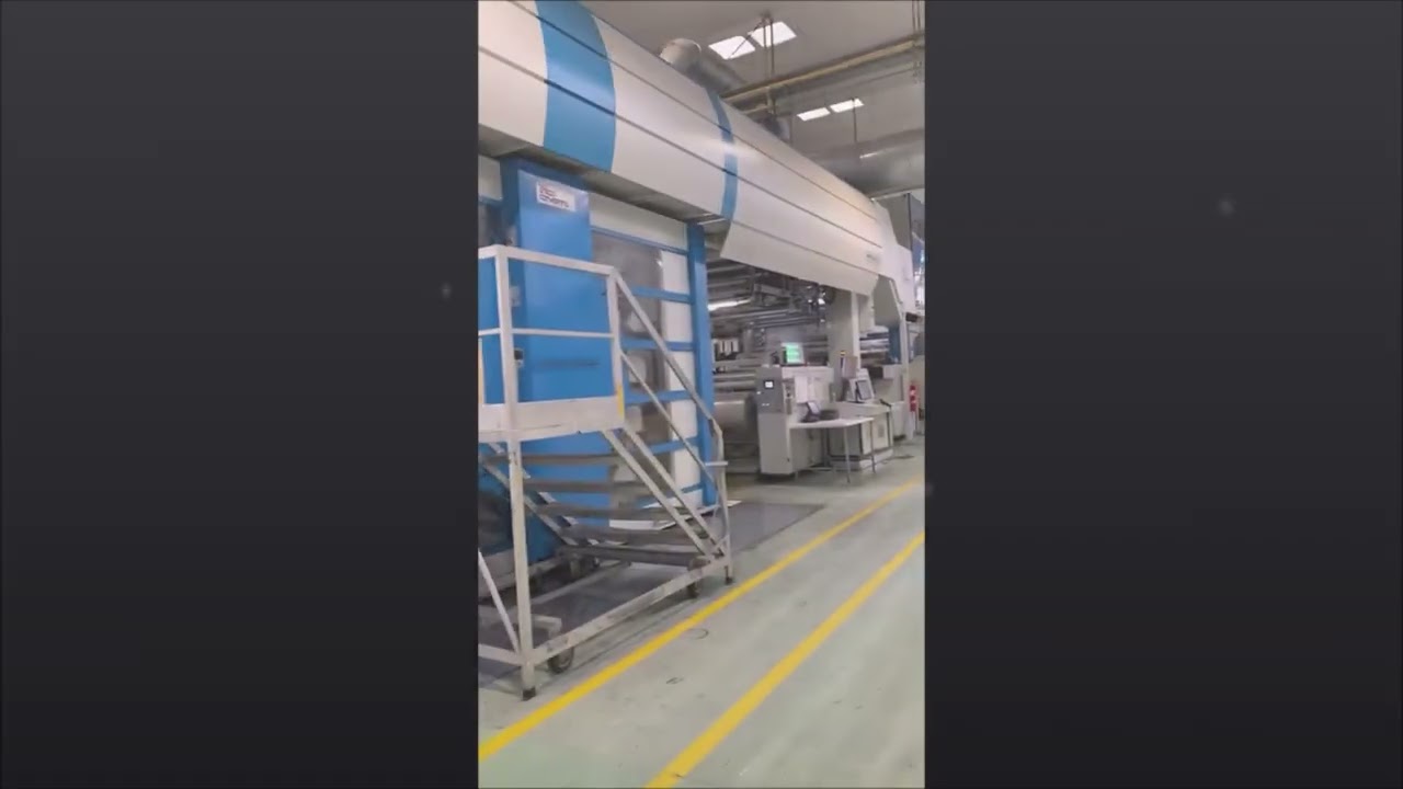 By AB TECH Italy - CI Flexo press 10 colors  UTECO Diamond HP 108 - 1500 mm - 2011 (F109)