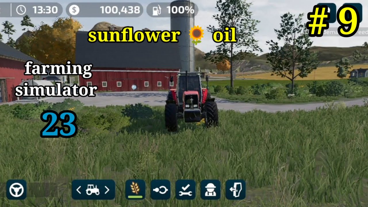sunflower oil in fs 23 | new production start | farming simulator 23 |