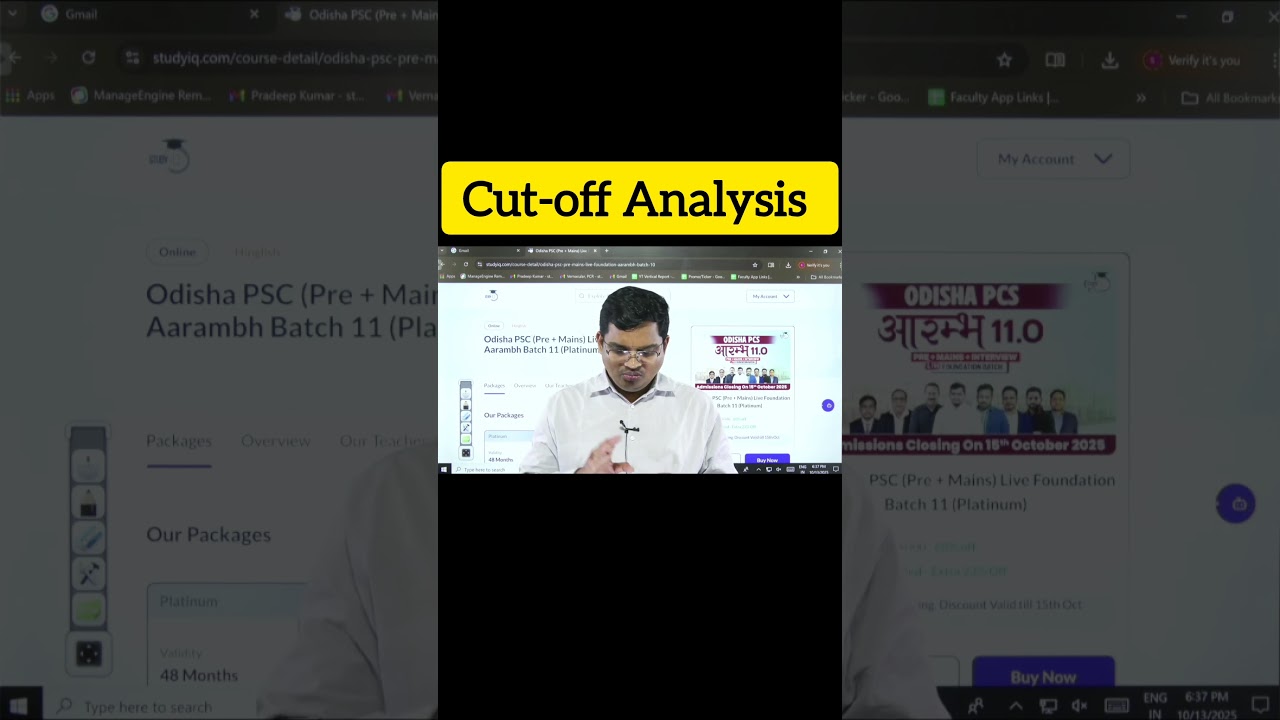 Cut-off Analysis #opsc #studyiq