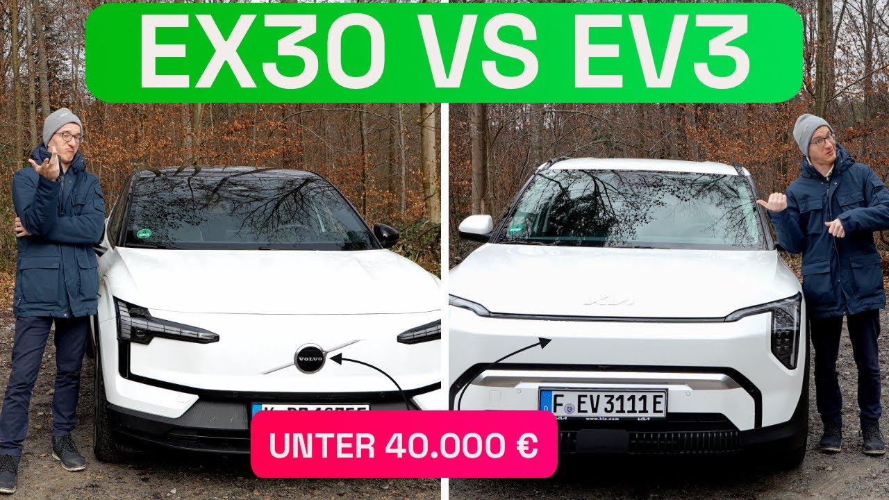 🔋 Kia EV3 gegen Volvo EX30: Die Basis-Modelle im Schlagabtausch - Autophorie