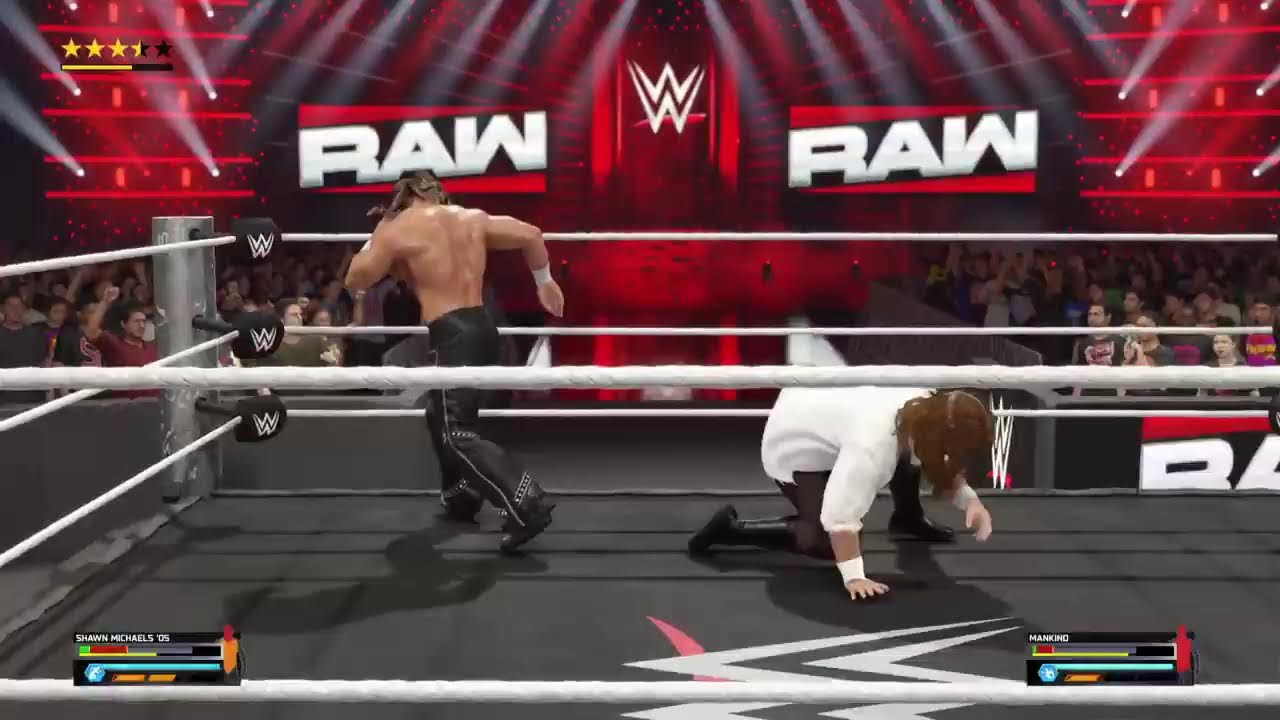 universal champion mankind vs mr money in the bank shawn michaels