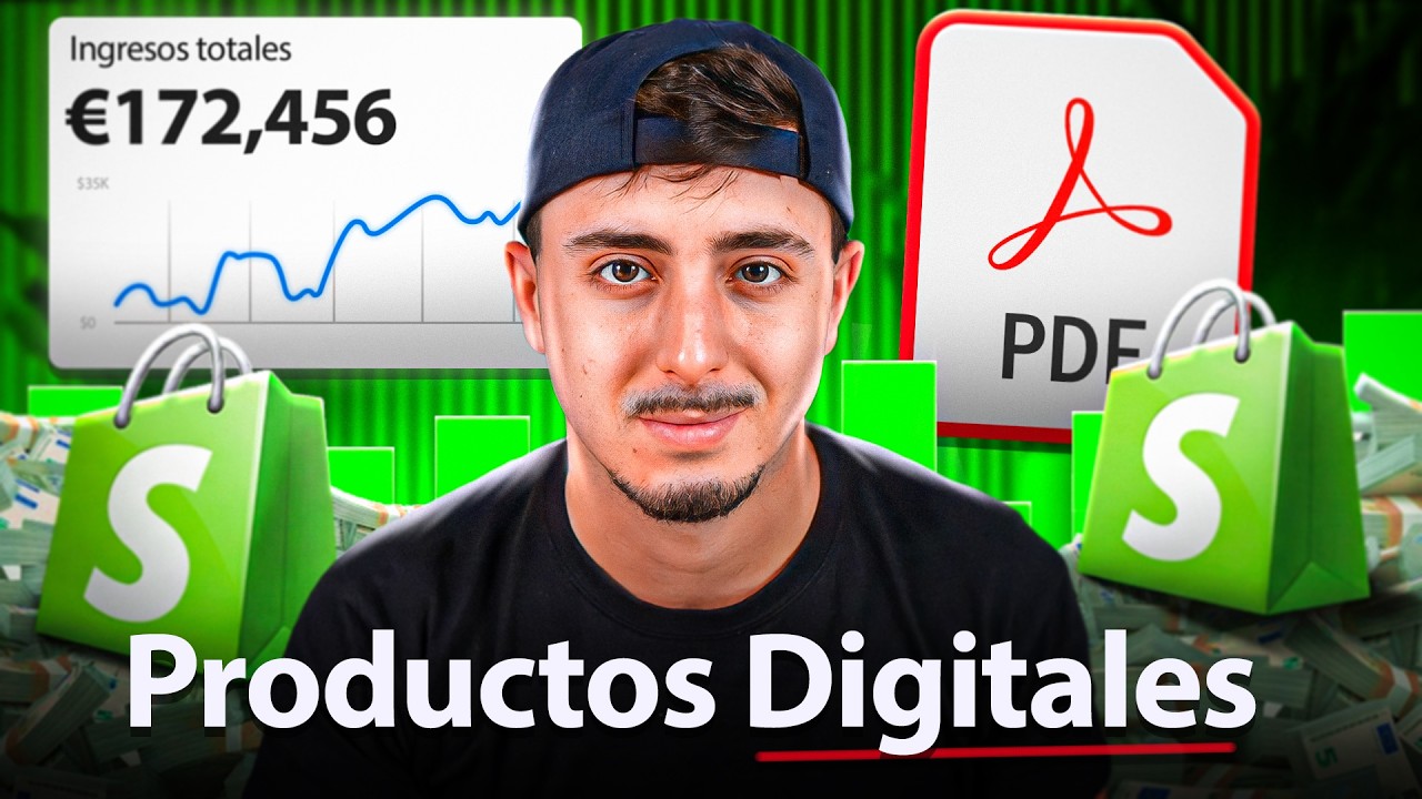 Vende PRODUCTOS DIGITALES en SHOPIFY (as&iacute; factur&eacute; 170.000&euro; en 30 d&iacute;as)