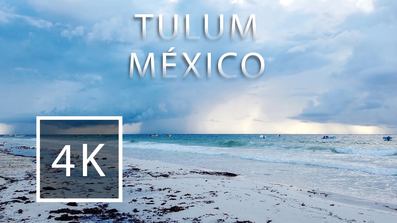 Walking in Tulum Beach - Quintana Roo - Mexico [4K]