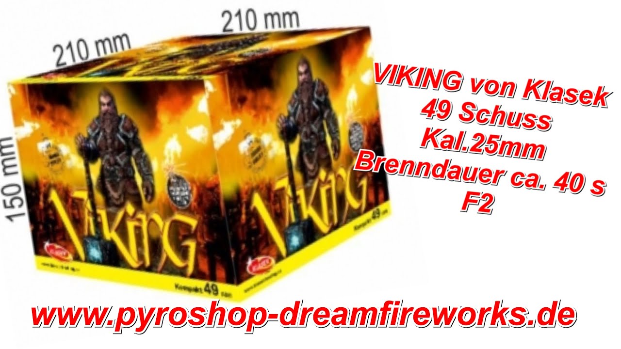 C4925V Viking - Feuerwerk  - Batterie - www.pyroshop-dreamfireworks.de