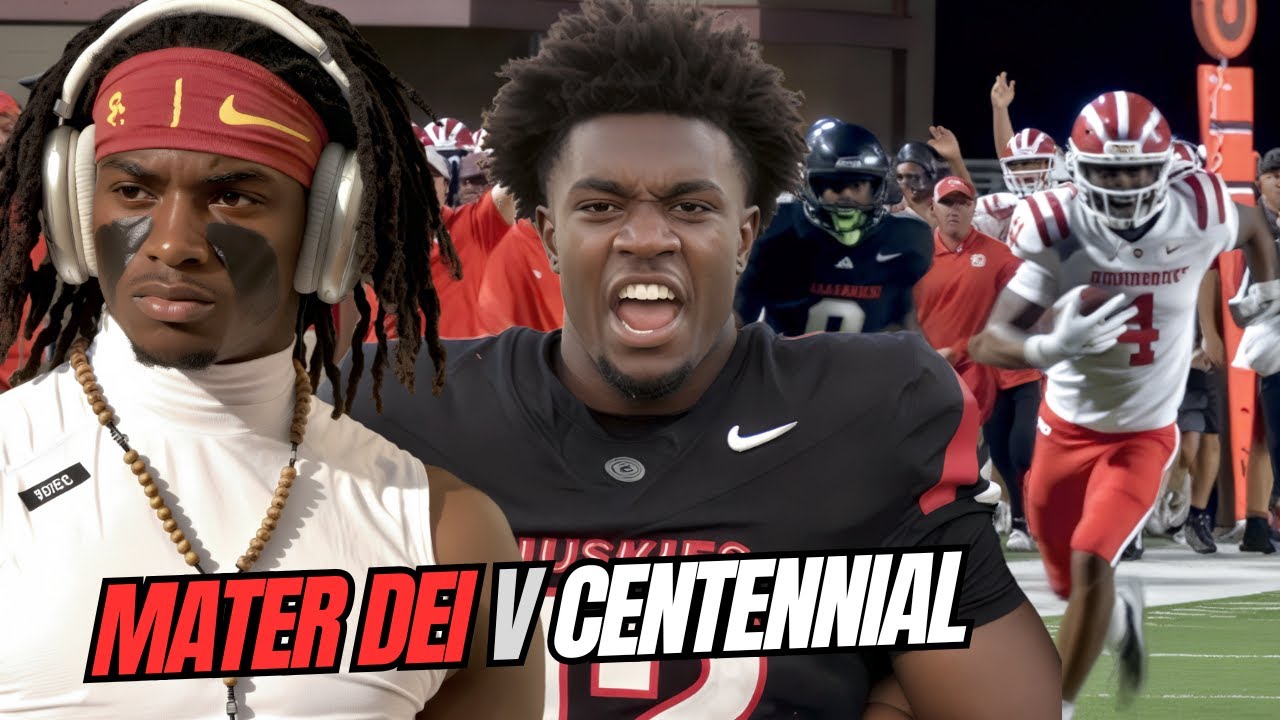 #1 Mater Dei vs Centennial | SHOCKER in CALI  😳😳 MUST-WATCH 🎥 GAME OF THE YEAR