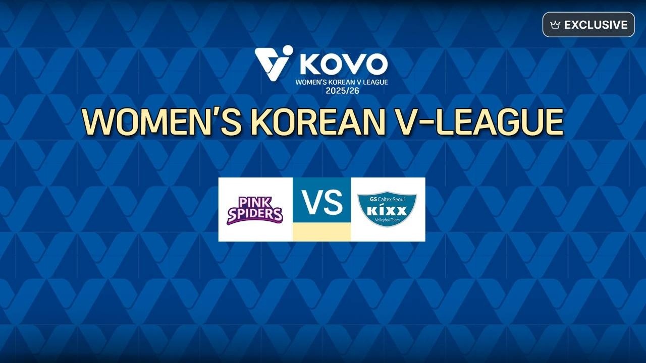 🔴 LIVE | PINK SPIDERS VS GS CALTEX - VLEAGUE KOREA - LIVE SCORE