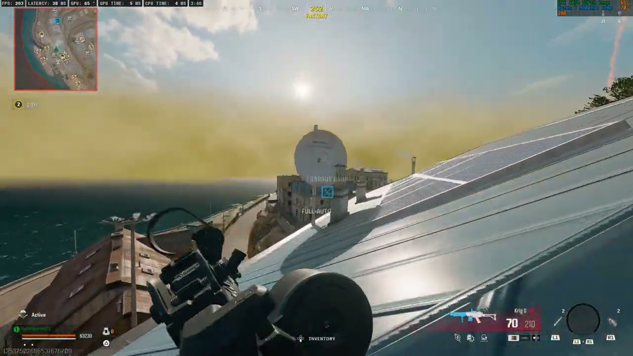 RTX 4070 SUPER + Ryzen 7 5800X3D Warzone 1440p