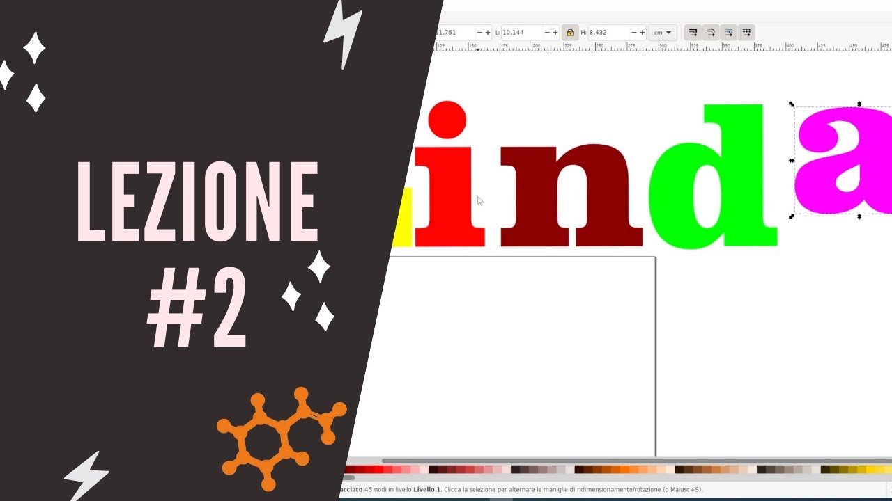Le scritte | Guida introduttiva ad Inkscape