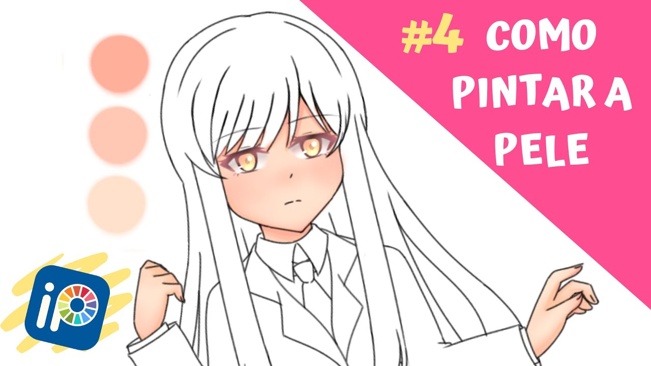 TUTORIAL: COMO PINTAR A PELE NO IBIS PAINT X PELO CELULAR | #4 PINTANDO A PELE